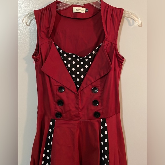 Retro Polka Dot Dress - Picture 2 of 6